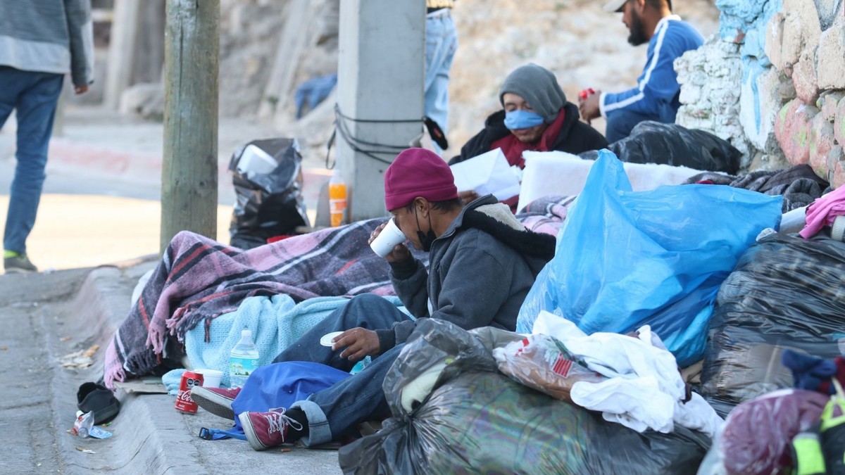 En diciembre de 2020, se instaló un campamento migrante por un brote de covid en Saltillo. (Archivo: Cuartoscuro)