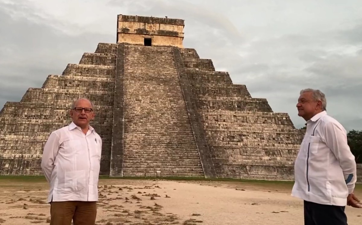 Diego Prieto aseguró que el tren va a favorecer la visita a alrededor de 45 zonas arqueológicas. | Captura