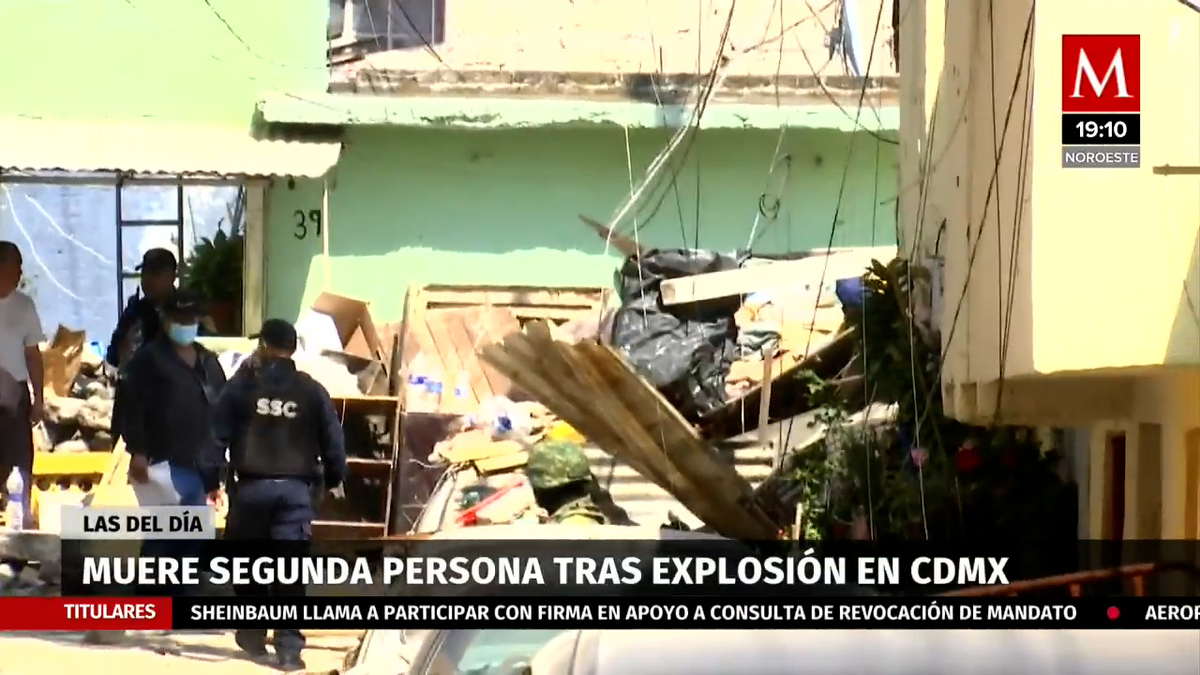 Explosión en la Pensil: van dos muertos, informa Sheinbaum