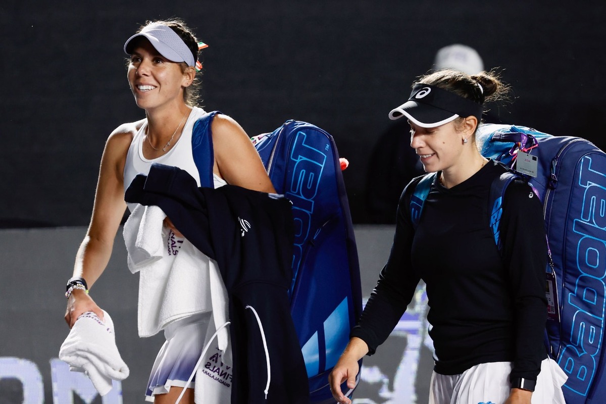 Giuliana Olmos y Sharon Fichman se despiden de las WTA Finals con derrota (Cortesía WTA)