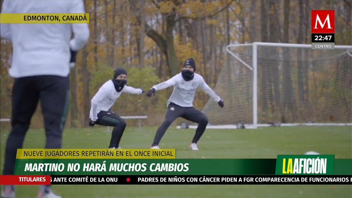 La selección mexicana ya está en Edmonton para enfrentarse a Canadá