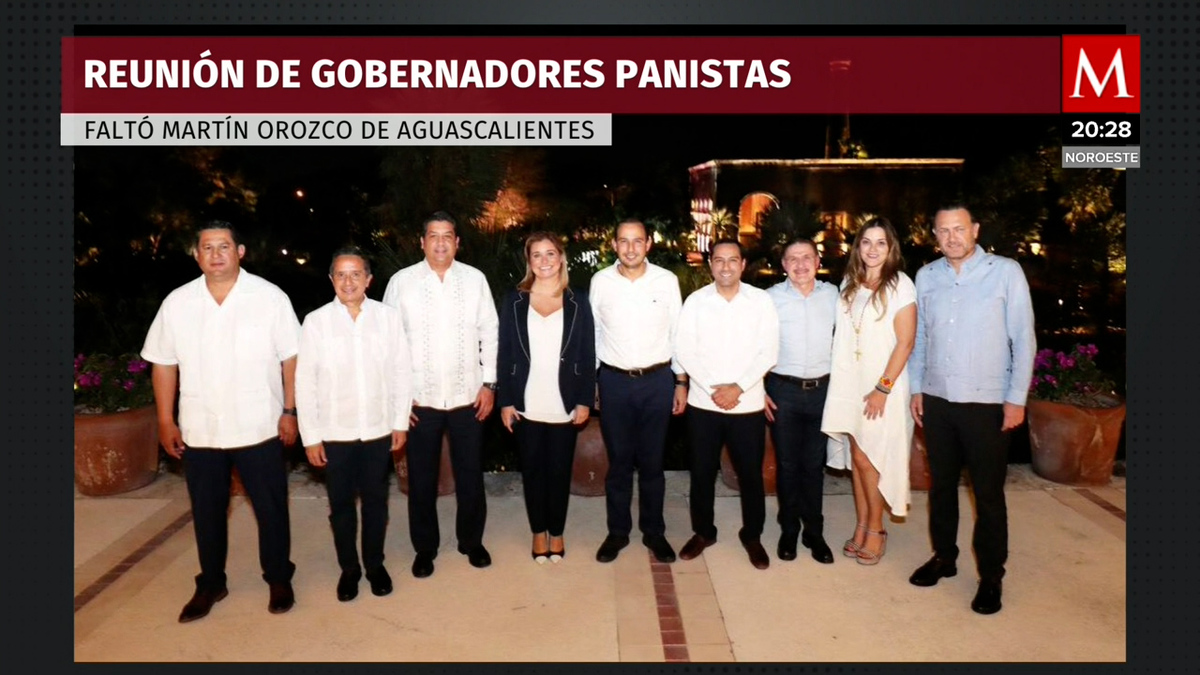 Marko Cortés se reúne con gobernadores del PAN sin Martín Orozco