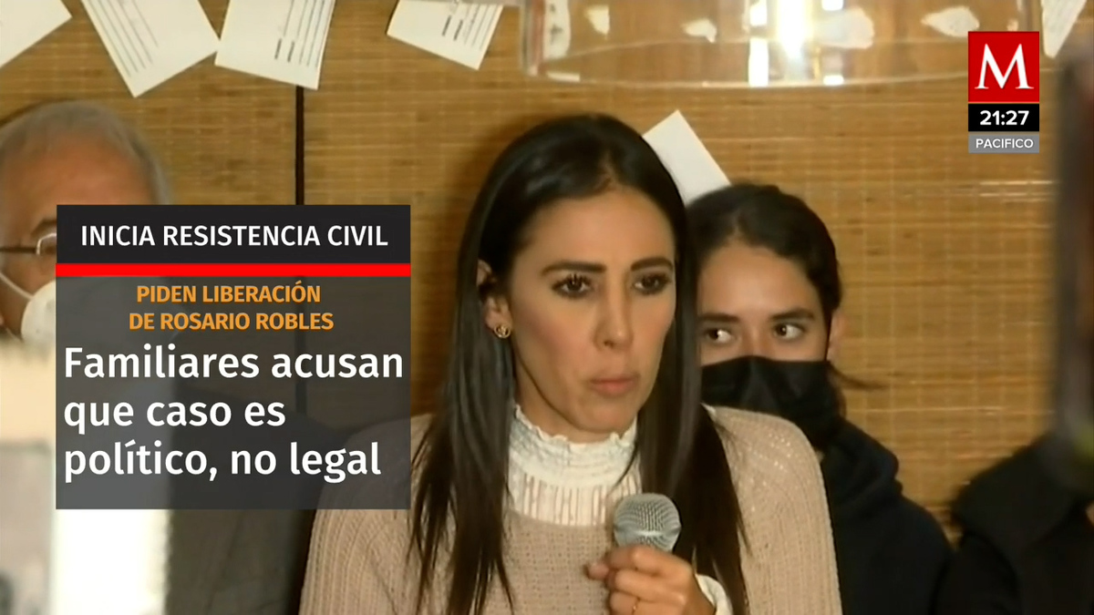 Rosario Robles. Inicia jornada de marchas para pedir su liberación