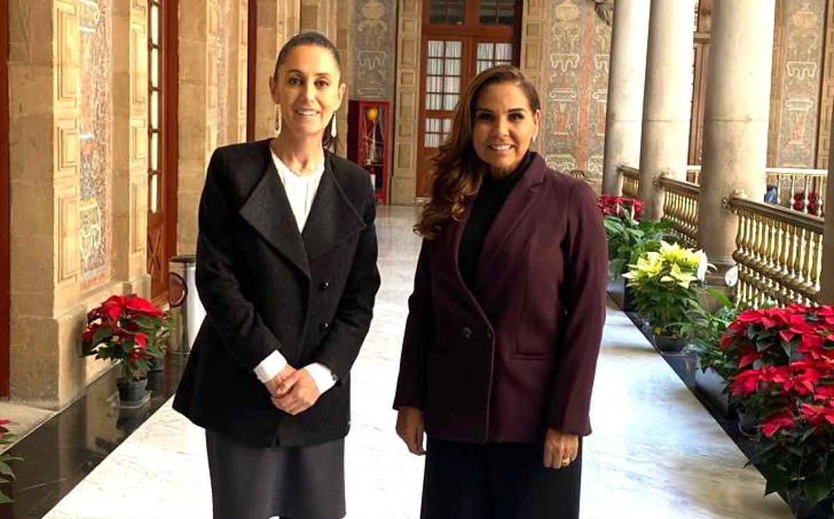 Sheinbaum y Mara Lezama se reúnen | Twitter