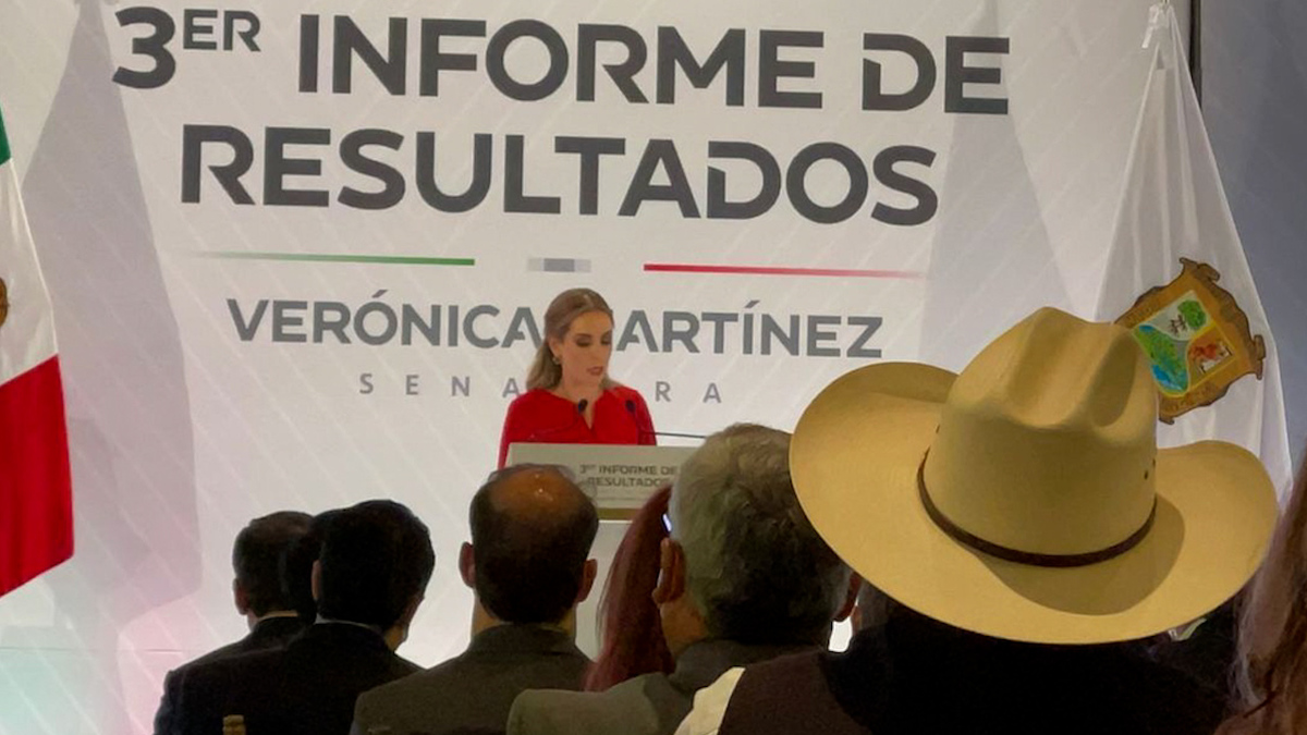 Verónica Martínez presenta tercer informe de resultados en Coahuila