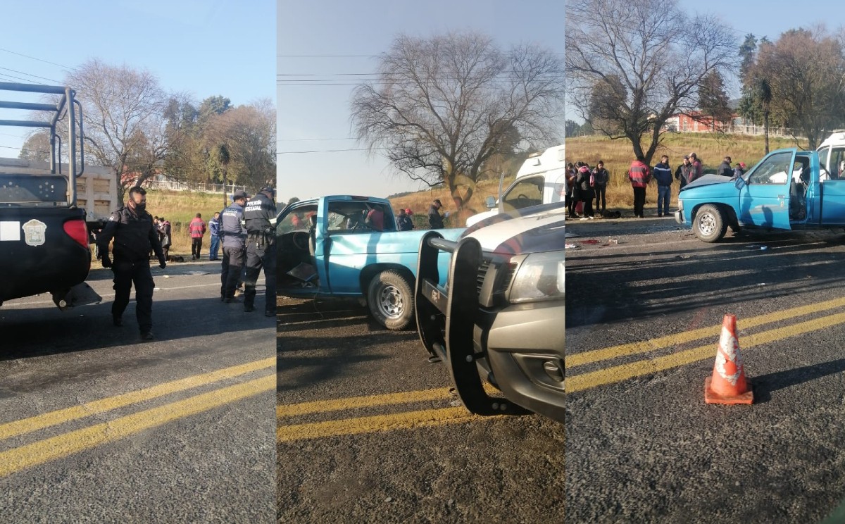 El accidente generó tráfico desde el paraje conocido como La Hortaliza.