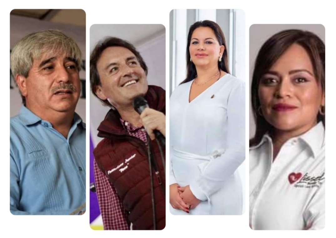 Aspirantes a la candidatura de Morena en Hidalgo. (Especial)