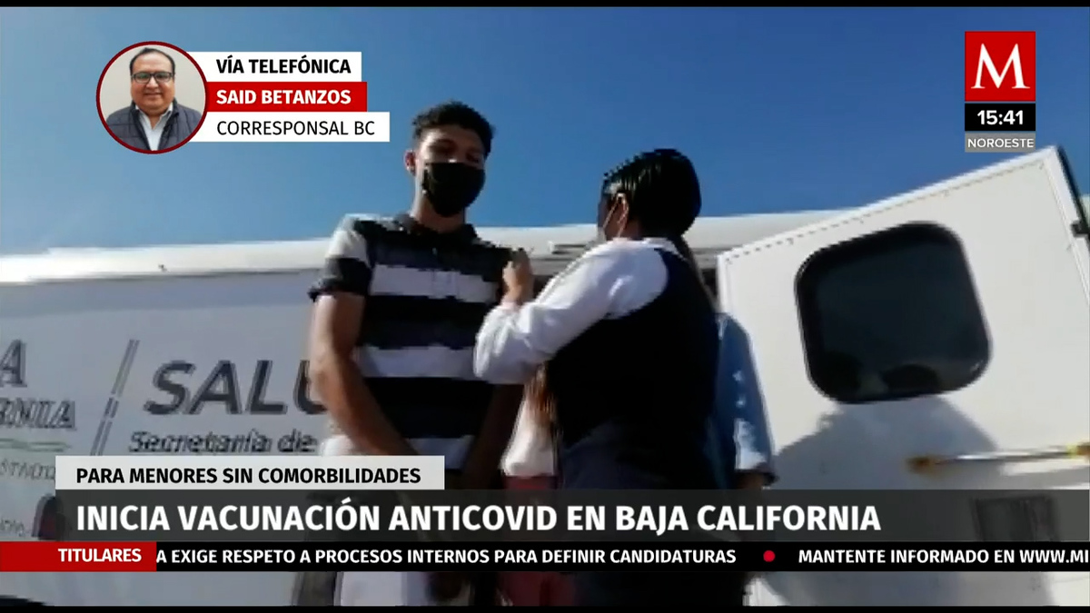 BC. Inicia vacunación anticovid a menores de edad sin comorbilidades