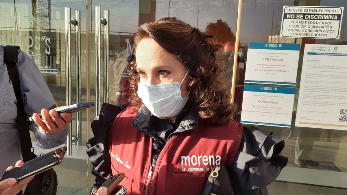 Delegada del CEN de Morena María de los Dolores Padierna Luna (Teodoro Santos)