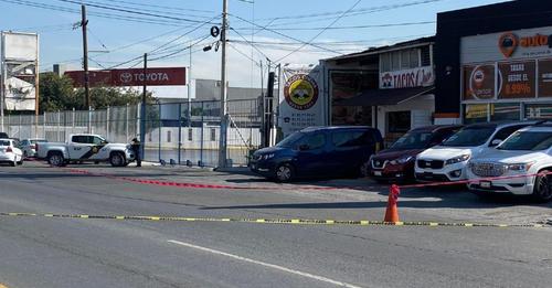 Elementos de la Policía de Guadalupe acordonaron la zona. Foto: Especial