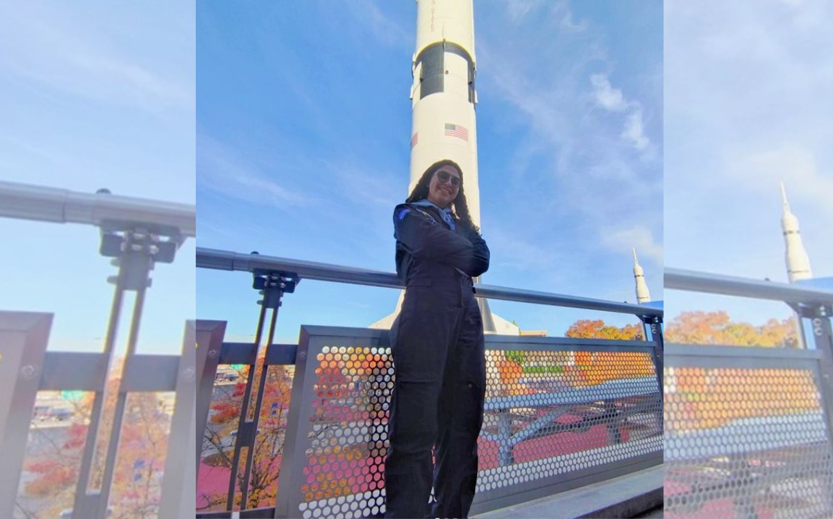 Lizeth cumple su sueño y llega a la NASA. (Especial)