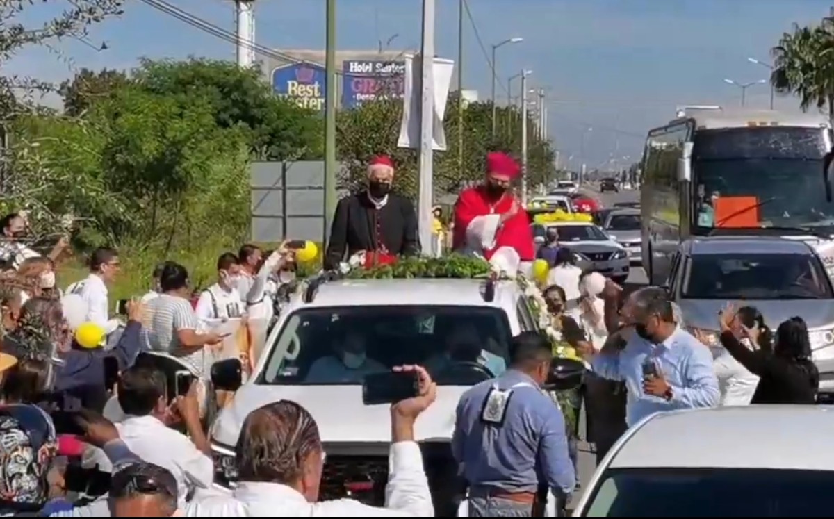 Llega obispo de Ciudad Victoria, Oscar Efraín Tamez Villarreal. (Especial)
