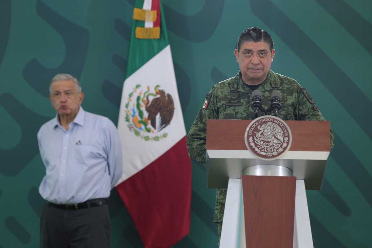 Luis Cresencio Sandoval, titular de la Sedena. | Jesús Quintanar