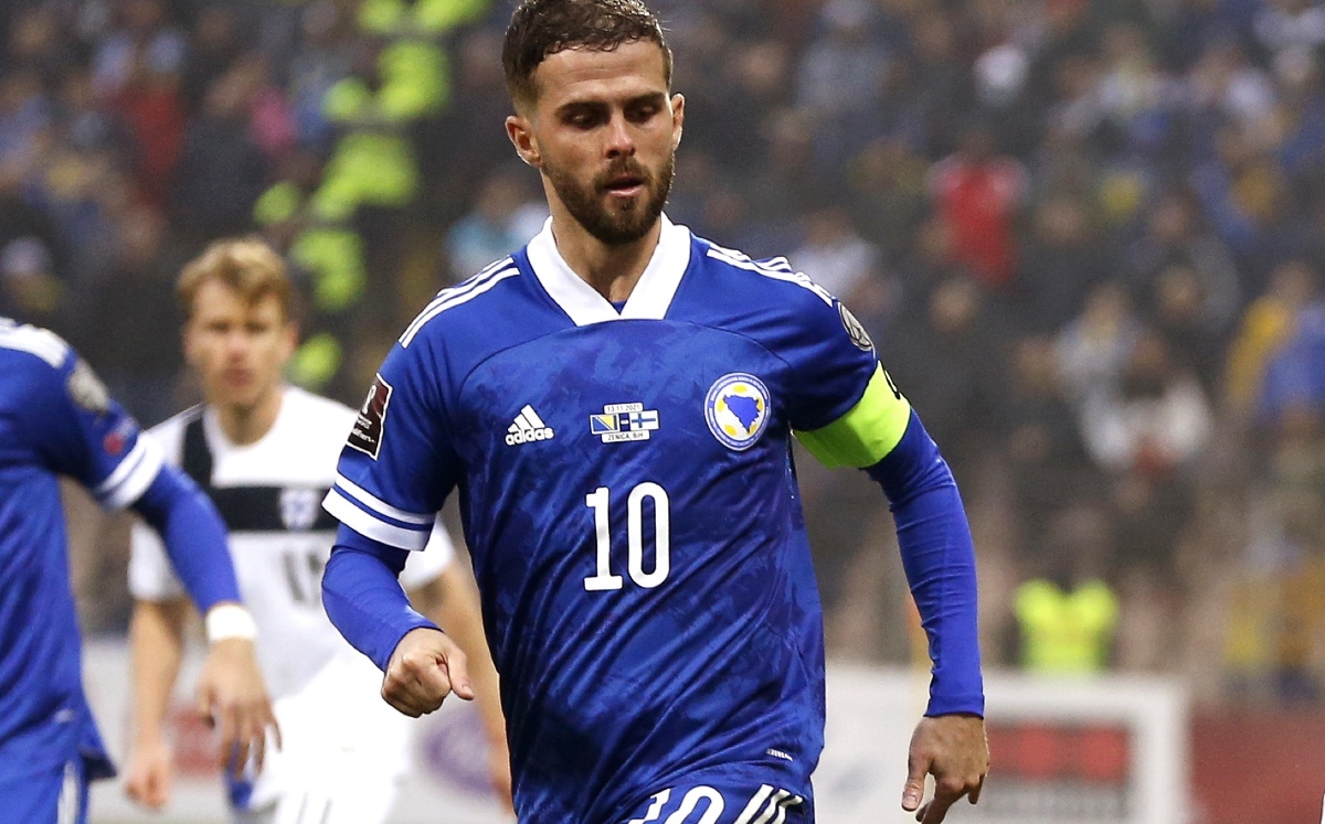 Miralem Pjanic, jugador de la selección de Bosnia (EFE)