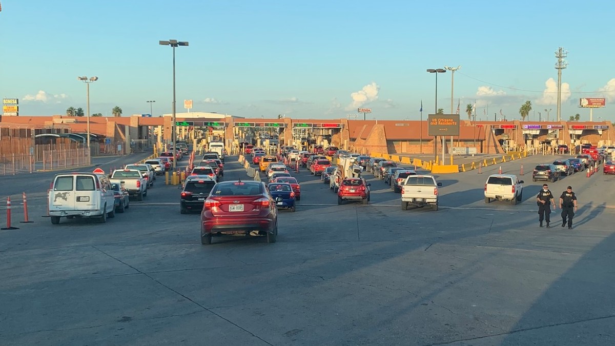 Puente internacional Reynosa-Hidalgo, en la frontera entre Tamaulipas y Texas.