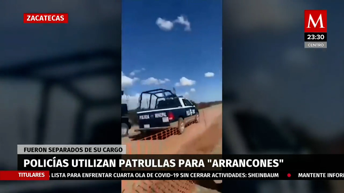Zacatecas. Separan del cargo a policías que participaron carrera