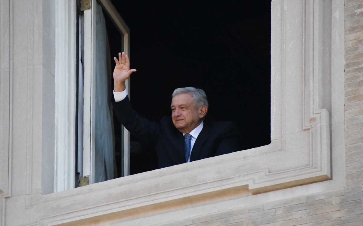AMLO desde el Instituto Cultural Mexicano en Washington. | Especial