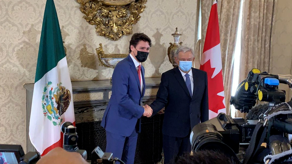 El Presidente y el primer ministro canadiense se reunieron