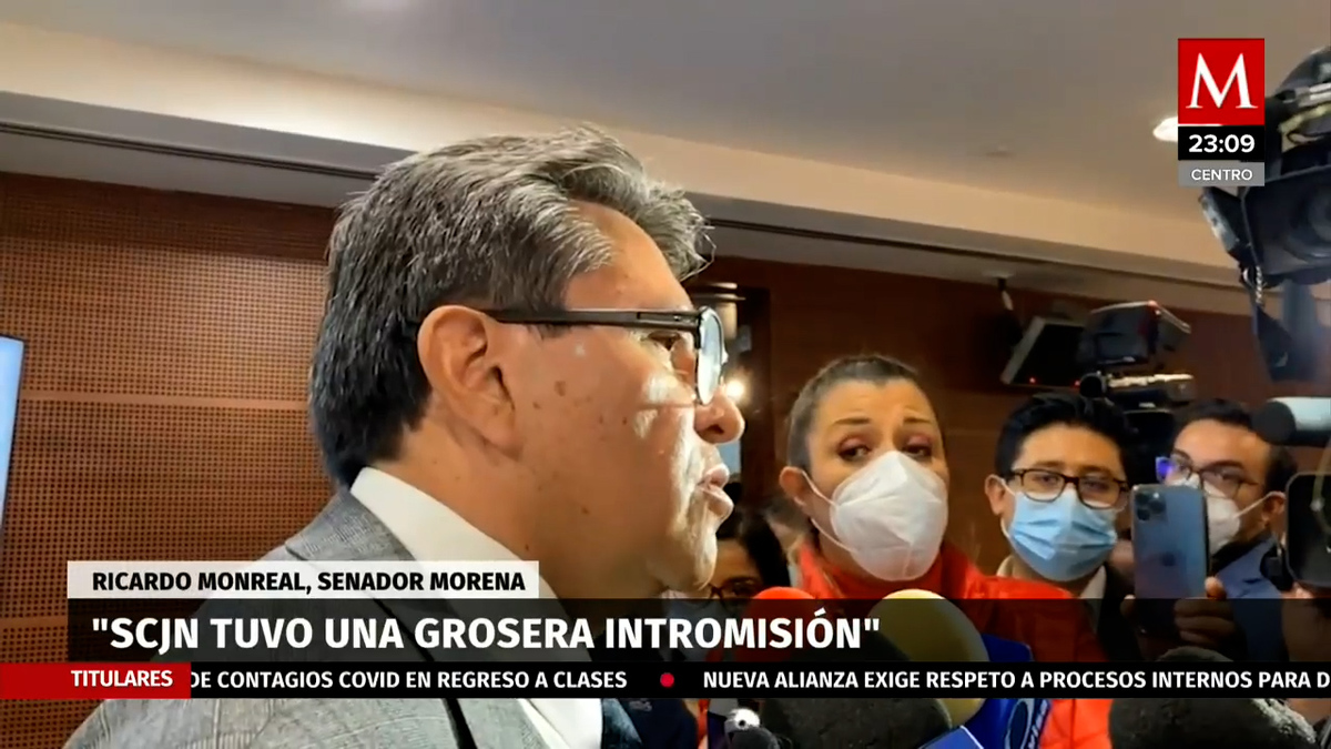 Monreal rechaza “grosera intromisión” de ministra de la SCJN