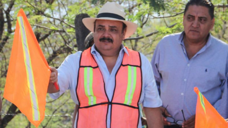 El presidente municipal de Amacuzac, Ramiro Iturbe Parra. (David Monroy)