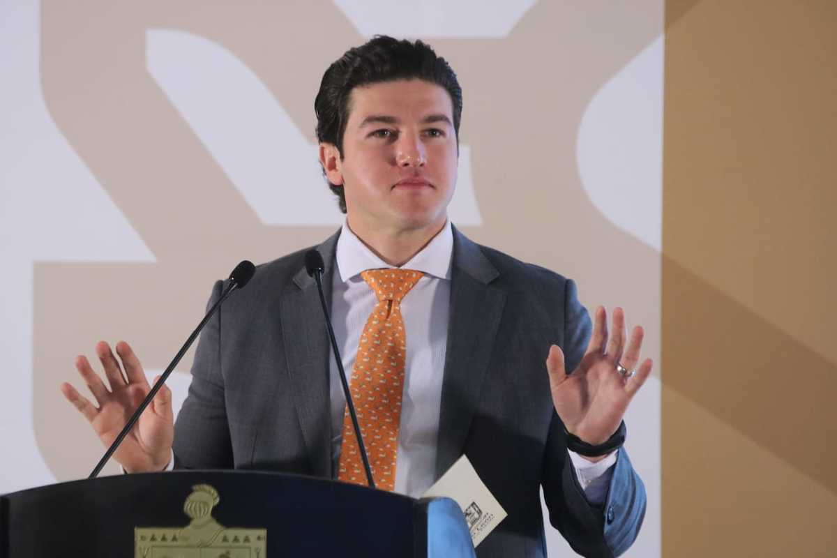 Samuel García, gobernador de Nuevo León. Foto: Leonel Rocha.
