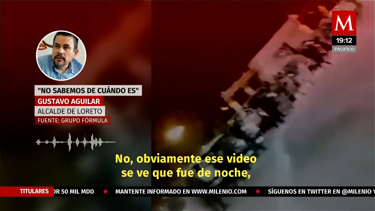Alcalde de Loreto habla sobre video de grupo armado en las calles