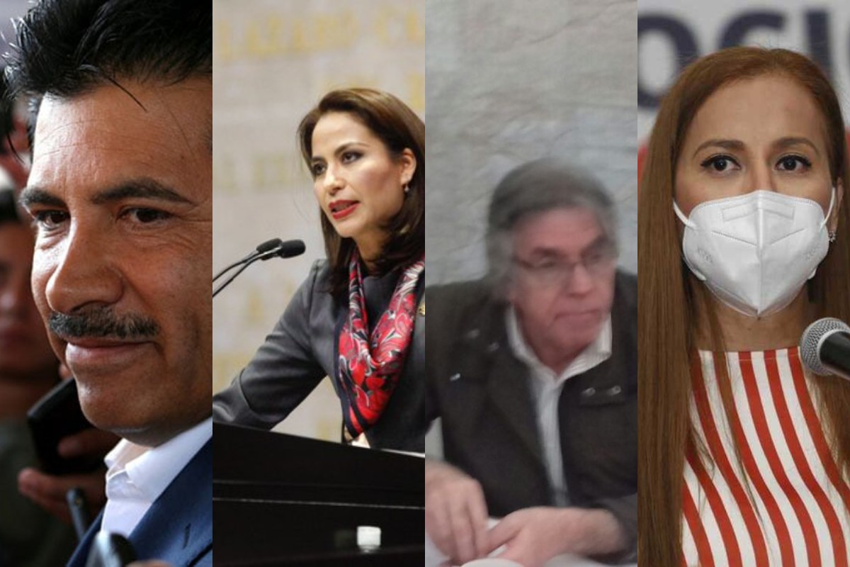 Aspirantes a la gubernatura. (Archivo)