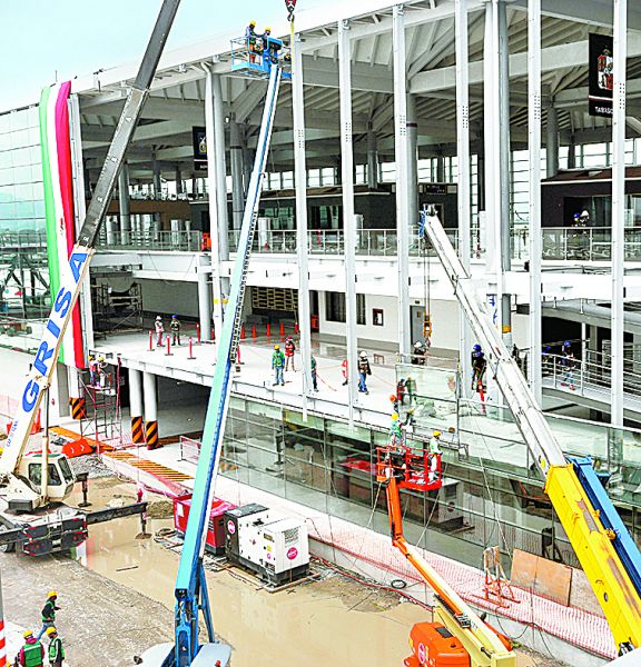 Avance de las obras en el Felipe Ángeles. Jorge Carballo