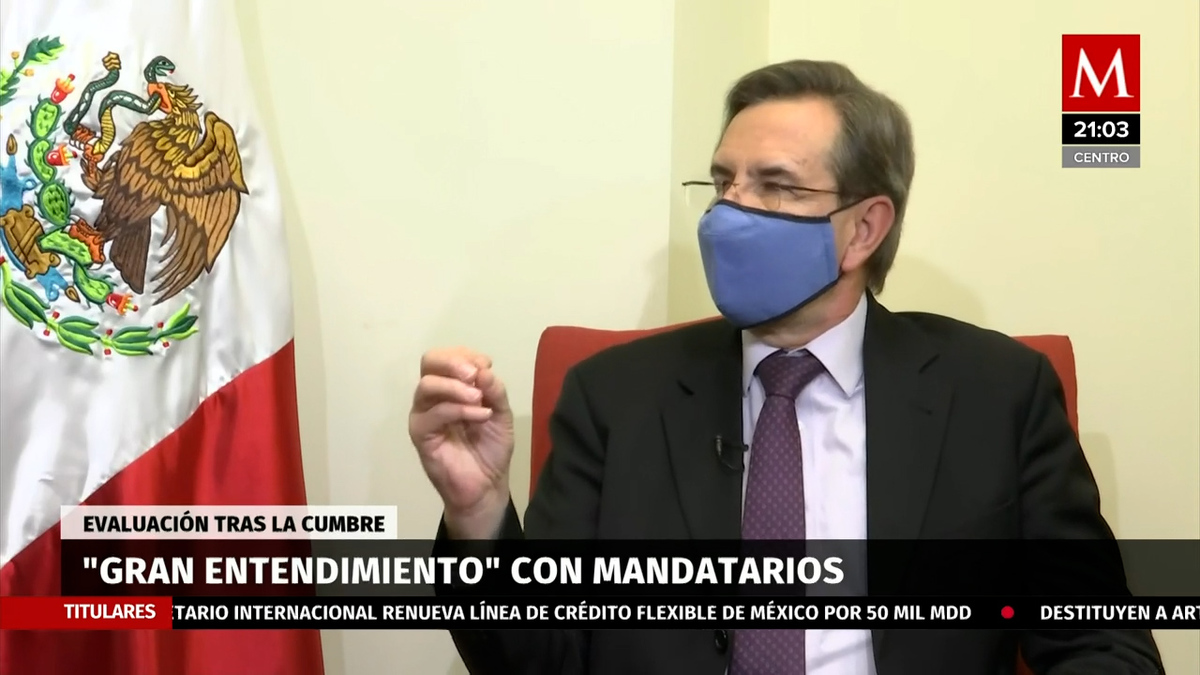 La evaluación tras la Cumbre fue "Gran entendimiento con mandatarios", Embajador de México en EU