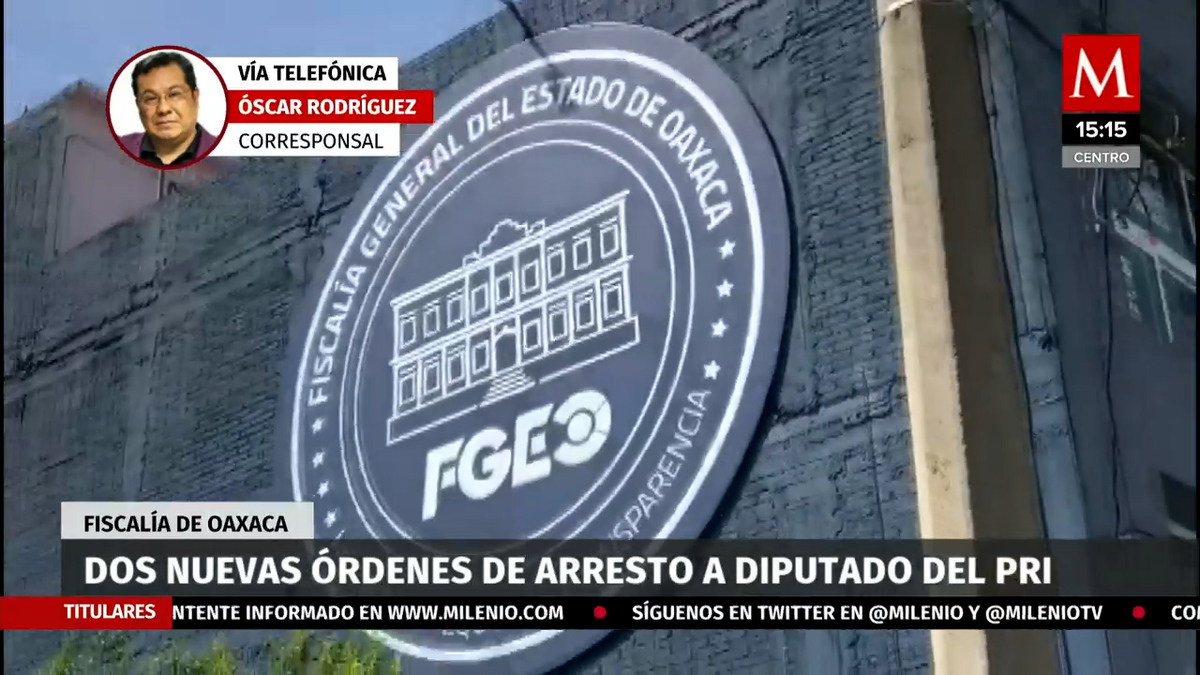 Fiscalía de Oaxaca emite dos nuevas órdenes de arresto a diputado del PRI