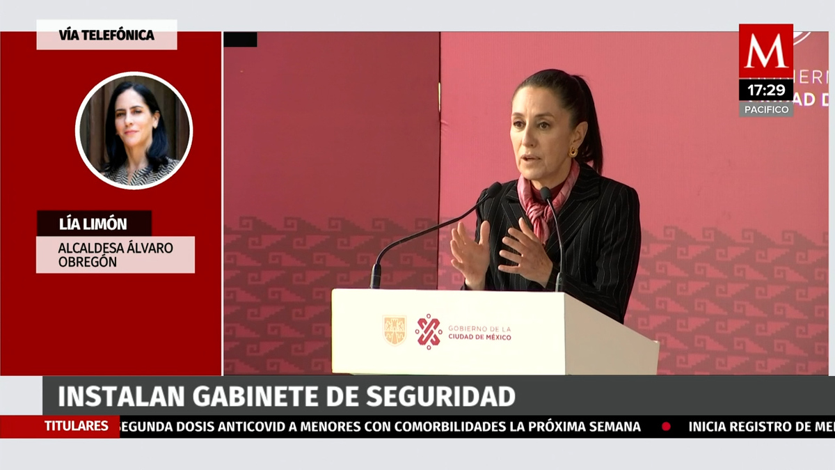 Sheinbaum y Lía Limón instalan Gabinete de Seguridad en alcaldía Álvaro Obregón