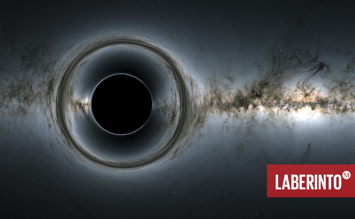 Simulación de un agujero negro. (NASA)