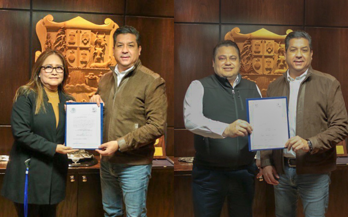 Copitzi Yesenia Hernández García y Francisco Garza de Coss, reciben nombramientos. (Especial)