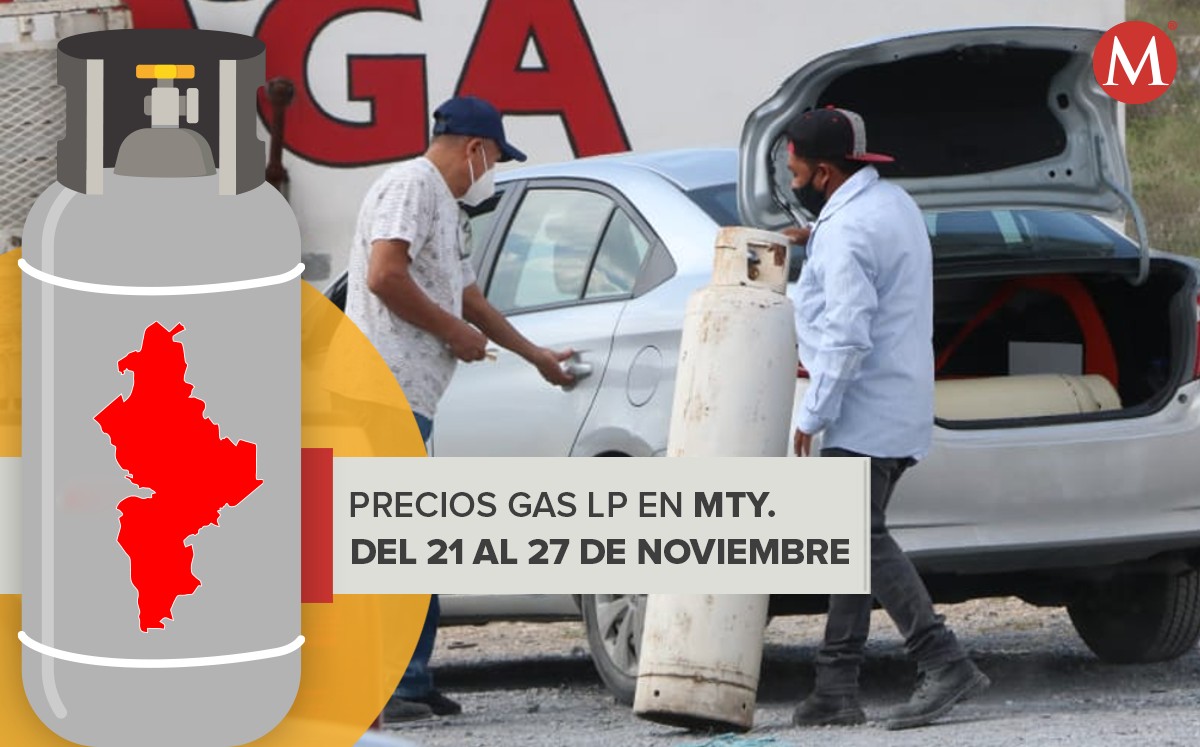 Precios del gas LP en Nuevo León del 21 al 27 de noviembre 2021. Foto: Leonel Rocha.