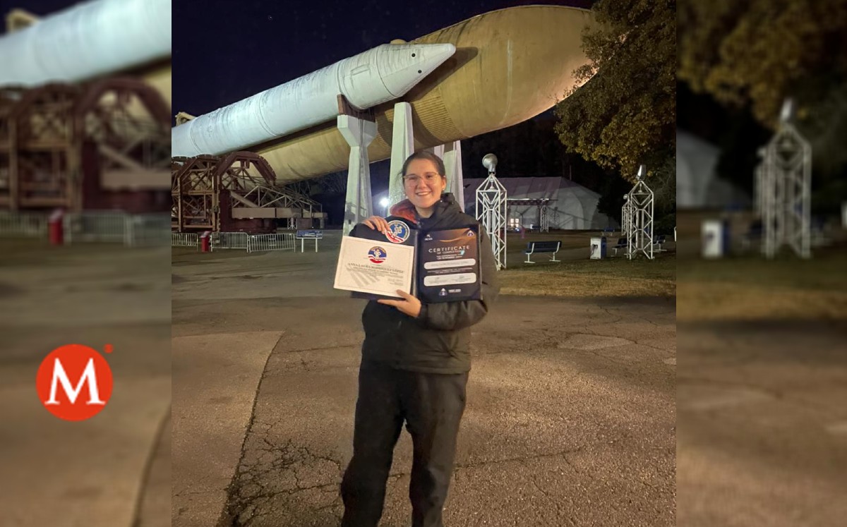Estudiante tamaulipeca regresa de programa en la NASA