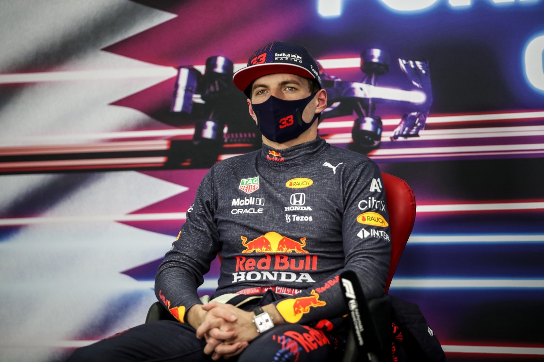 Max Verstappen en conferencia de prensa del GP de Qatar (Reuters)