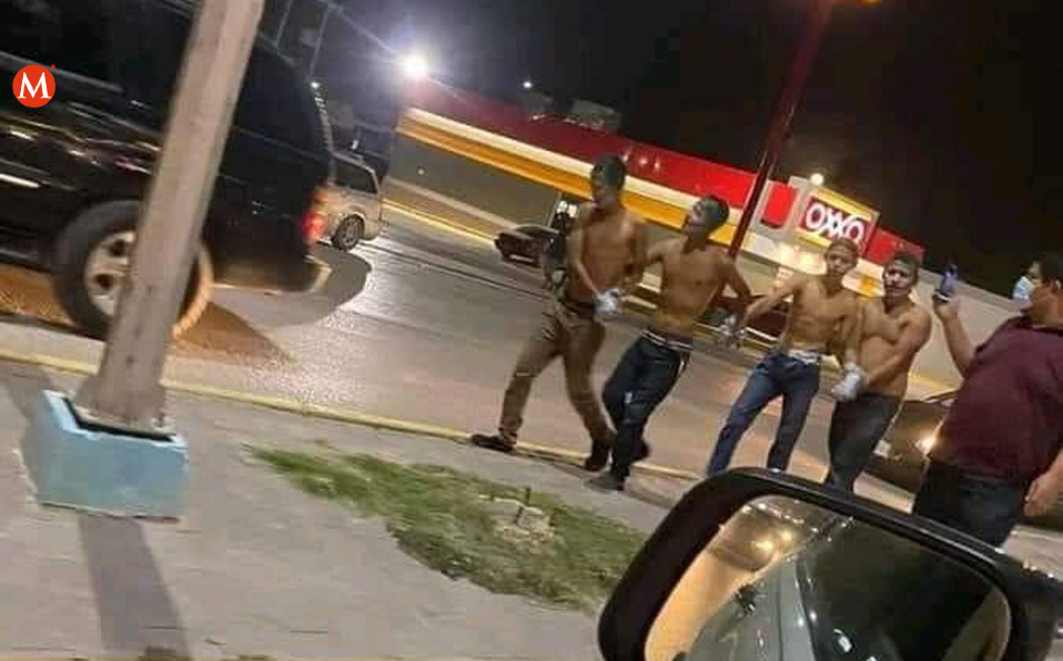Presuntos ladrones son pintados como "El Guasón en Río Bravo