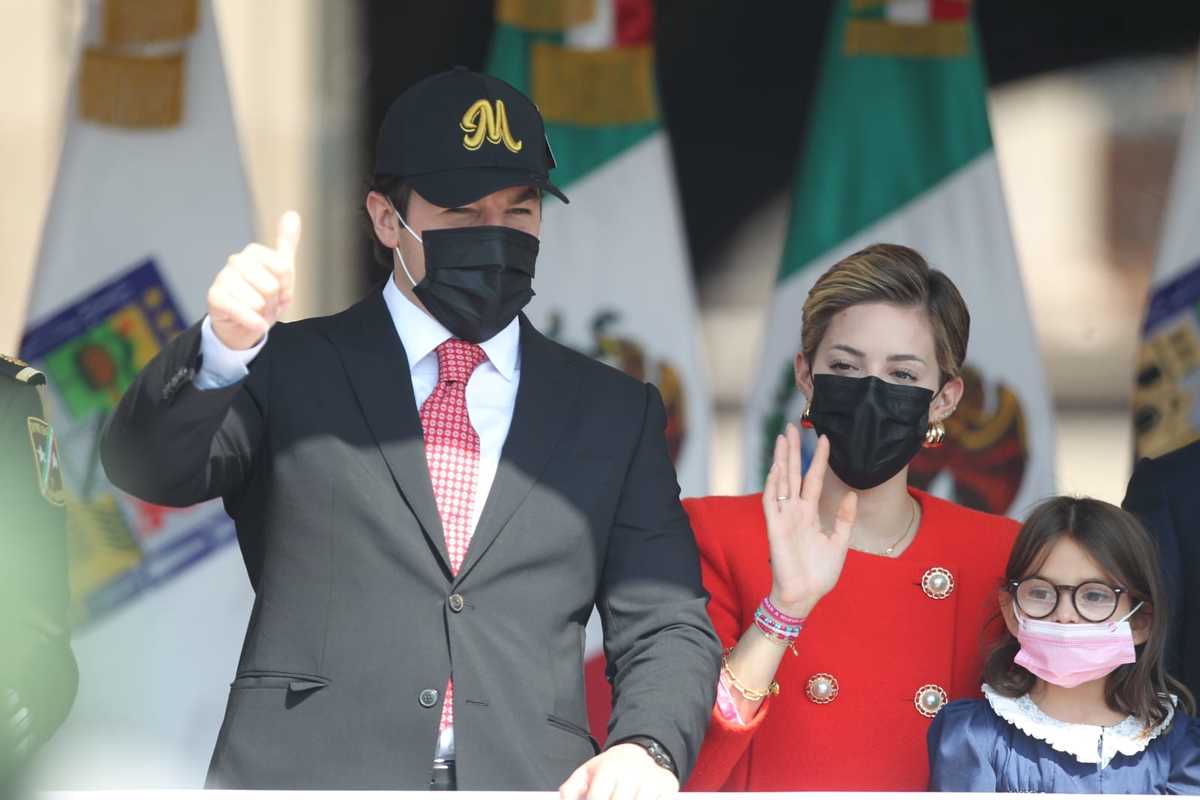 Samuel García dijo con mucho orgullo que la primera dama lleva la sangre de la familia Madero. Foto: Jorge López.