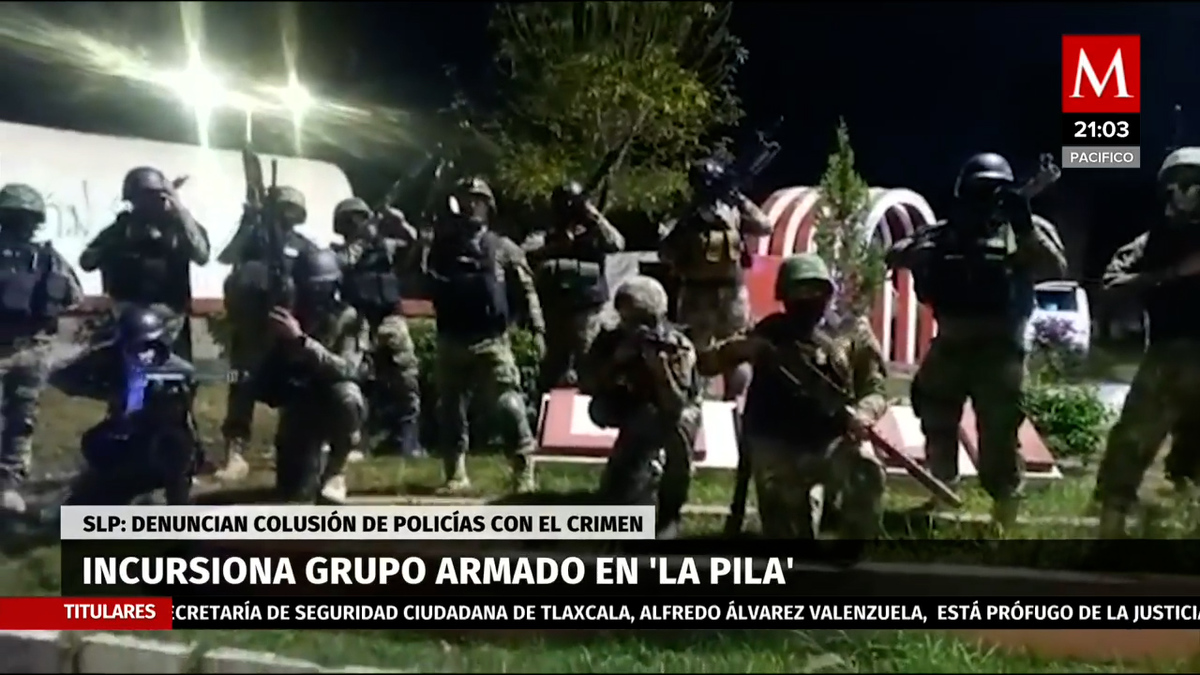 Comando Armado ingresa a la delegación de La Pila en San Luis Potosí