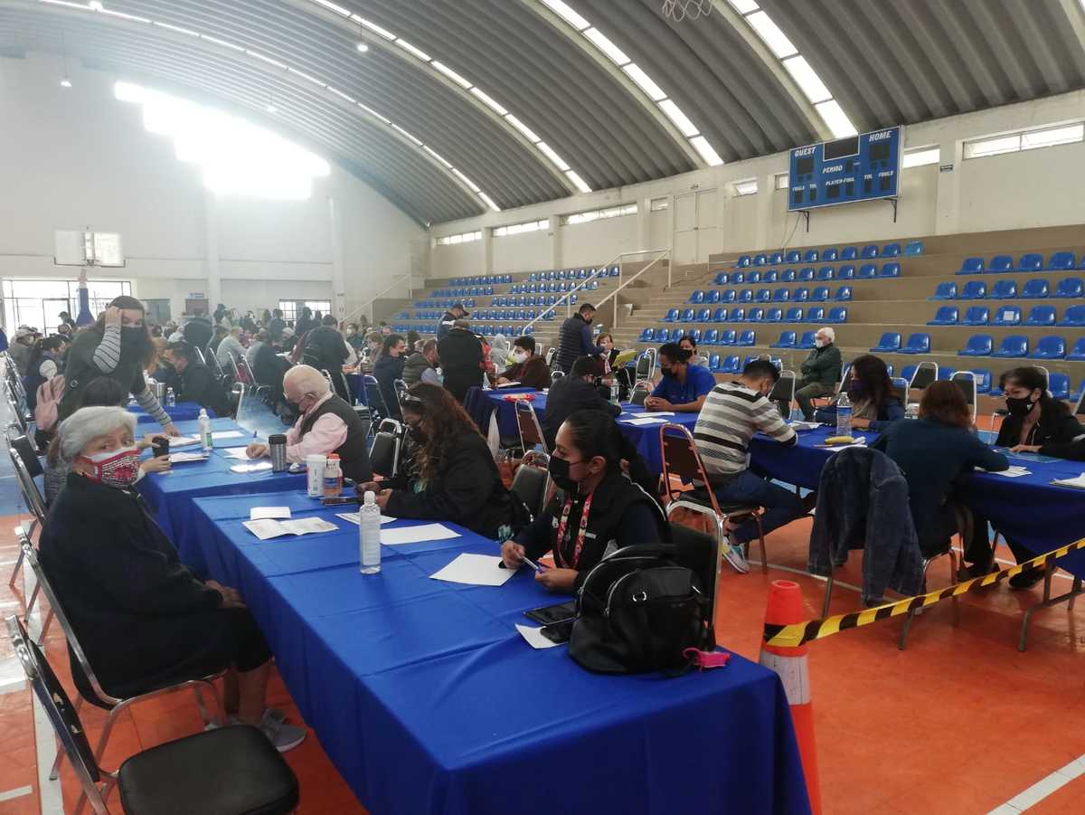 En el lugar se encuentran servidores de la nación y voluntarios que fueron capacitados por la Secretaría del Bienestar. Foto: Sandra González