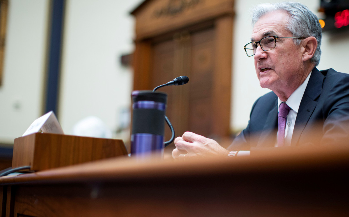 Jerome Powell, presidente de la Fed. Foto: (Reuters)