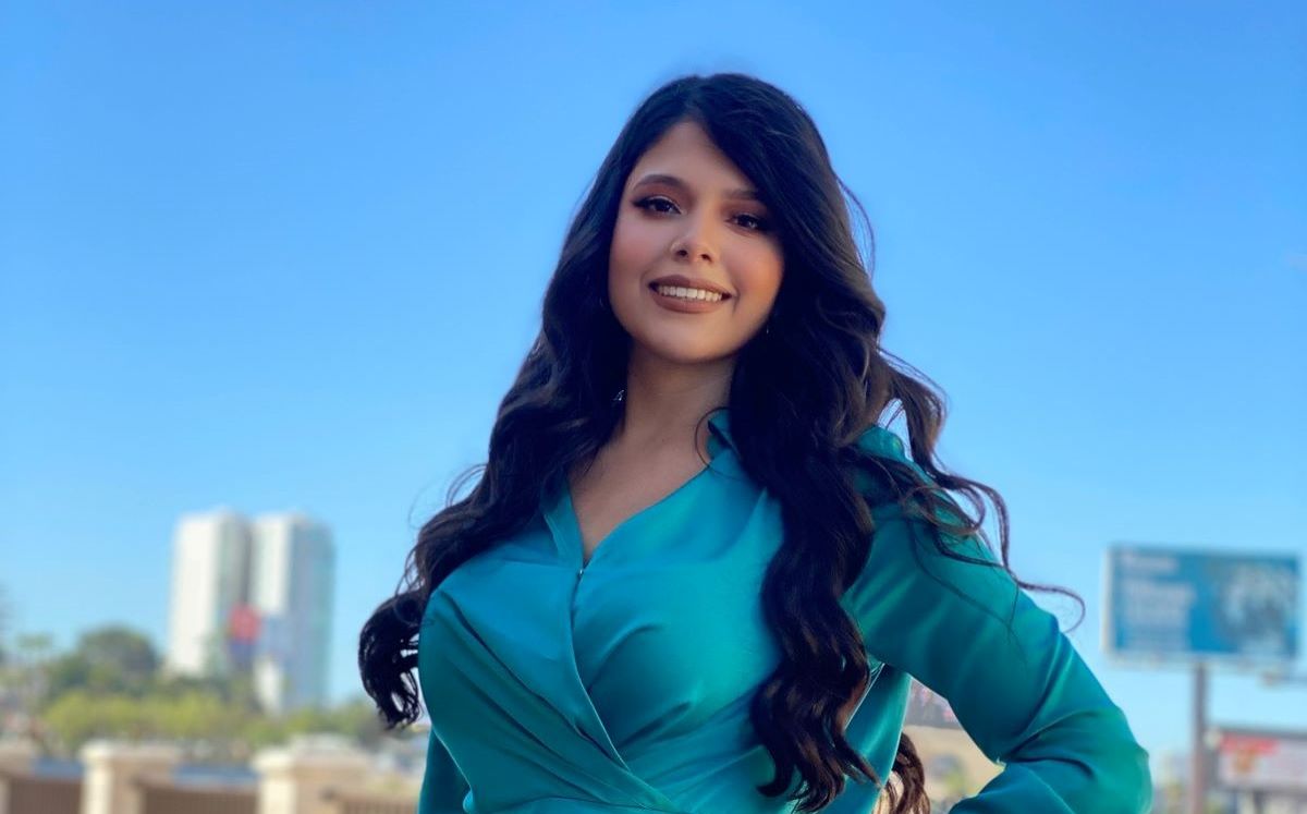 Kenia Brugos, concursante a la corona de Mexicana Universal Baja California. (Foto/Especial)