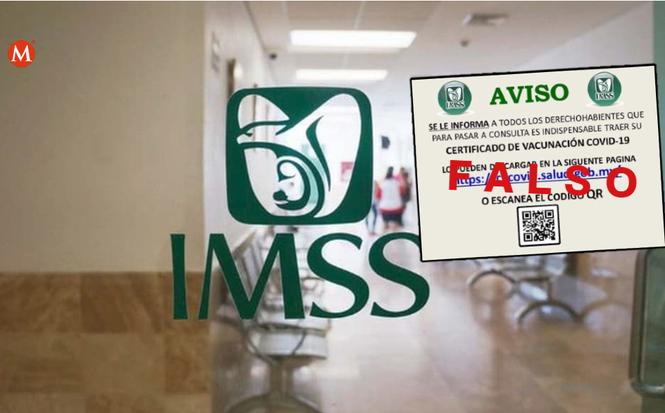 Circula aviso falso de vacuna covid para consultas en IMSS Tamaulipas
