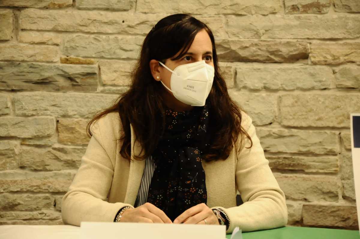Mariali Cárdenas, vocera del colectivo Niñez Esencial. Foto: Raúl Palacios