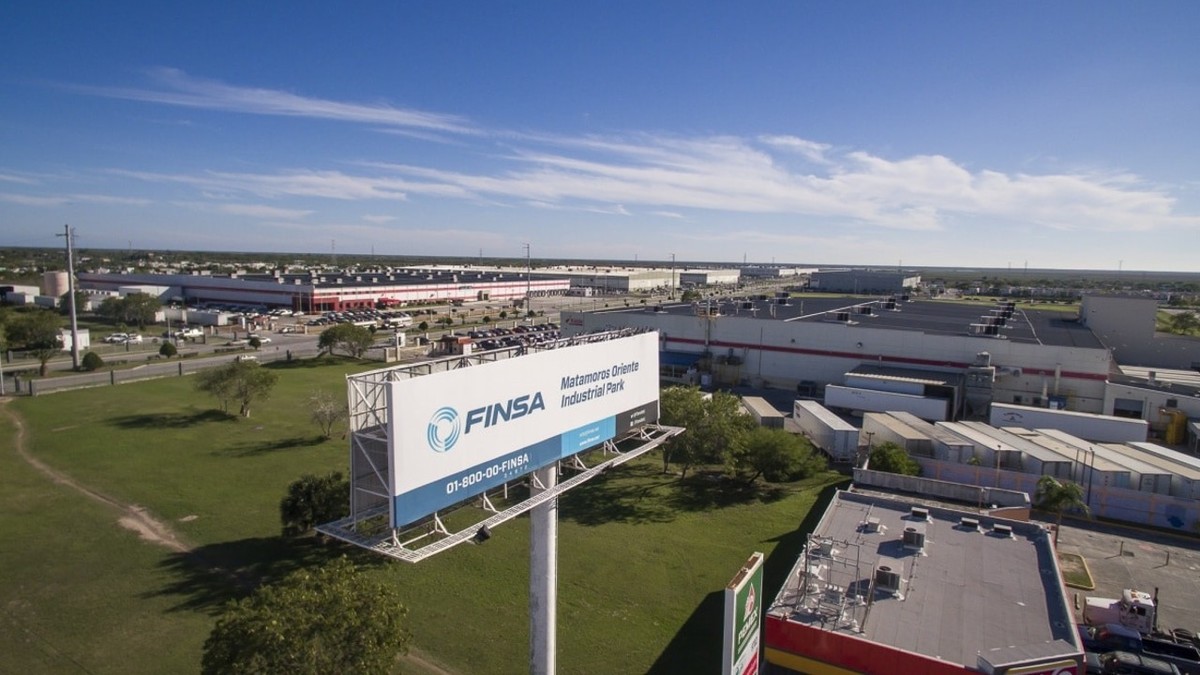 Parque industrial de Finsa en Matamoros, Tamaulipas.