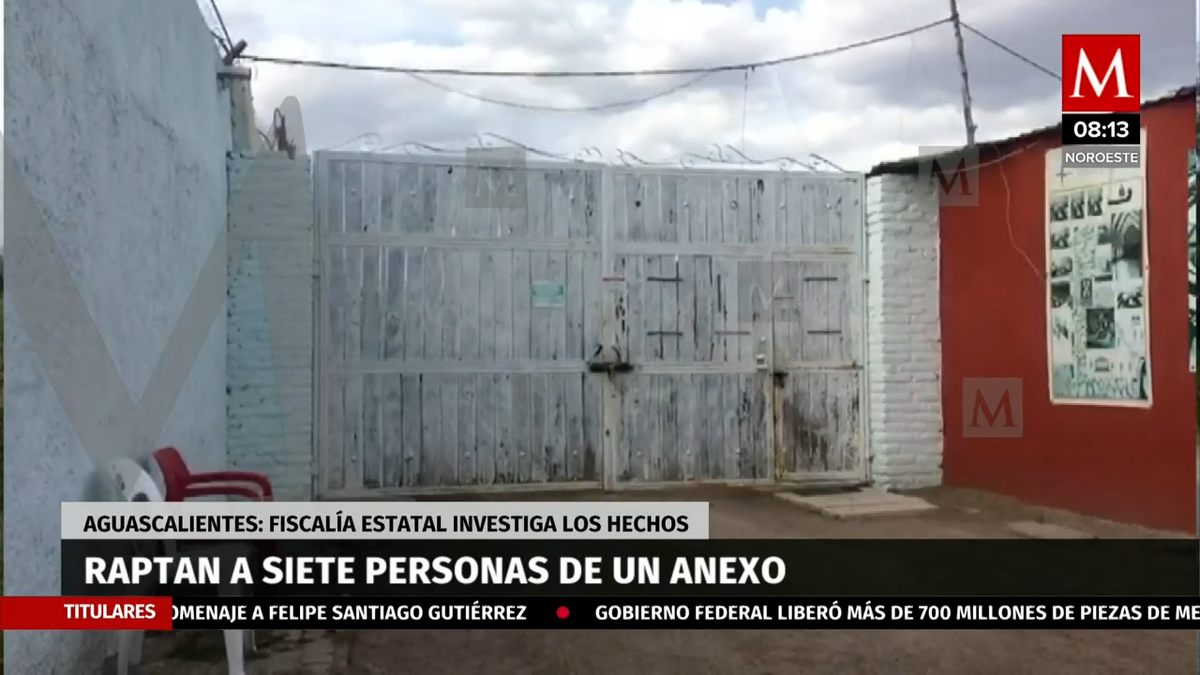 Raptan a siete personas de un anexo en Aguascalientes