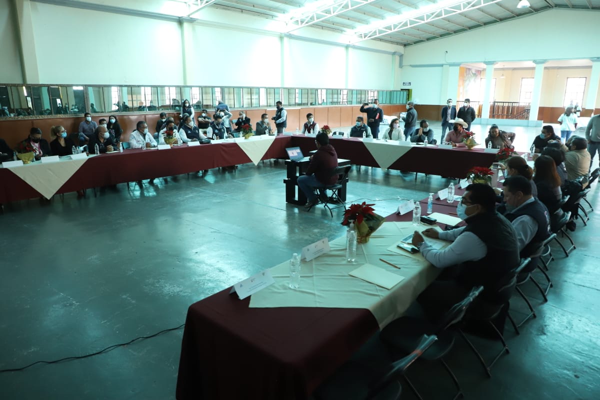 Reunión de autoridades de la región de Actopan. (Especial)