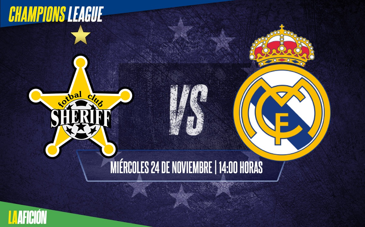 Sheriff vs Real Madrid: Dónde ver EN VIVO partido por la UEFA Champions League