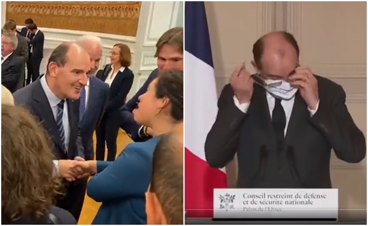 Los videos Jean Castex han comenzado a ser criticados en redes sociales. | Captura videos redes sociales