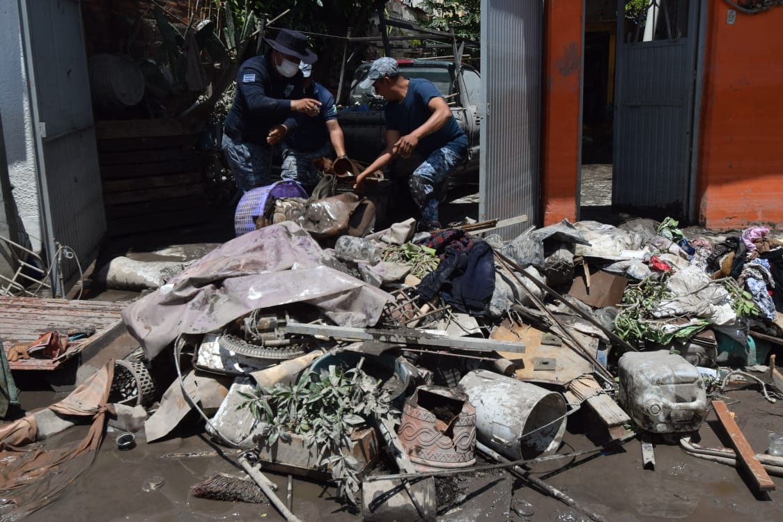 Afectaciones causadas por inundación en Tula. (Francisco Villeda)